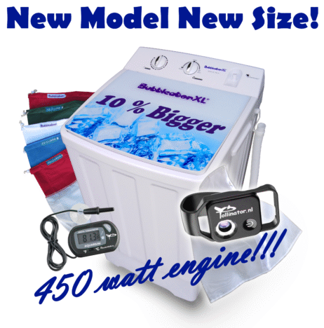 Bubbleator® XL 8 Bag Set + Digital Thermometer & Cip-on Scope 200X [PRO]